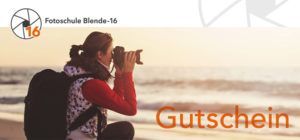 Zum Fotokurs Gutschein der Fotoschule Blende-16 in Nürnberg: Fotokurse, Fotoworkshops und Fotoseminare.