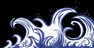 Illustration Kaltwasser-Wellen