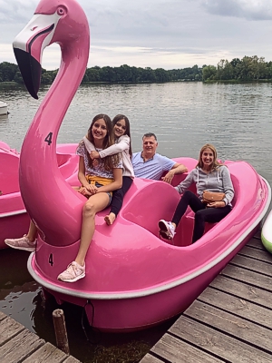 Tretboote Flamingo
