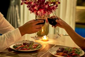 romantische abendessen auf der terrasse nuremberg VINERIA Nürnberg