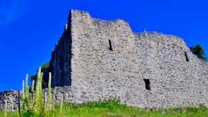 Im 15. Jahrhundert zerstört - die Burgruine Lichtenegg