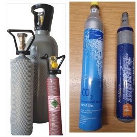 Kohlendioxid Flaschen und 290 gr & 425 gr CO2 Zylinder