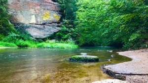 Wanderung durch die Schwarzachklamm bei Feucht